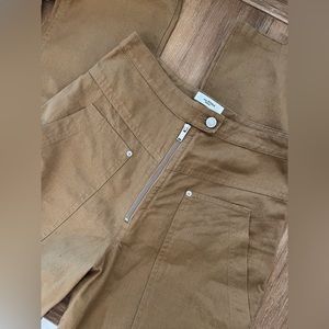 Isabel Etoile Marant: Camel cargo pants.